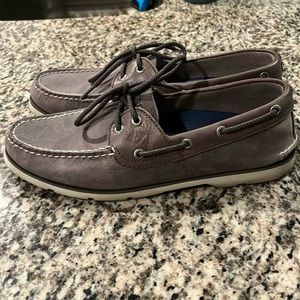 Sperry boat shoes 10 grey